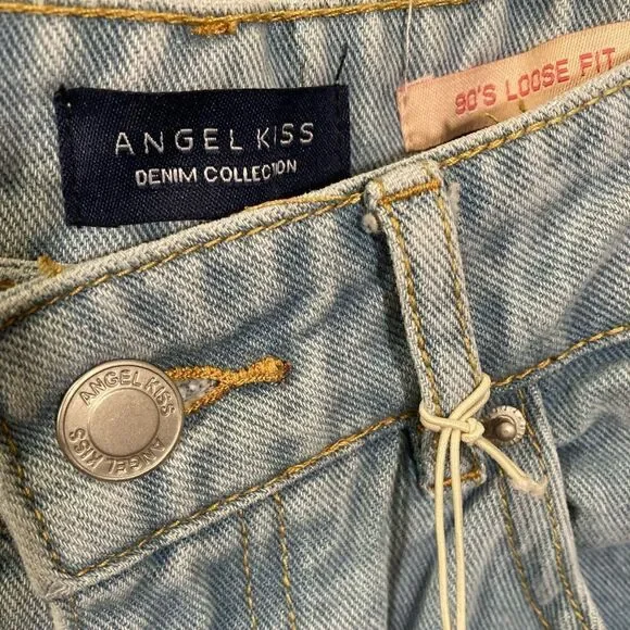 90s Loose Fit High Rise Straight Leg Jeans - Picture 3 of 8